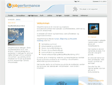 Tablet Screenshot of jobperformance.dk